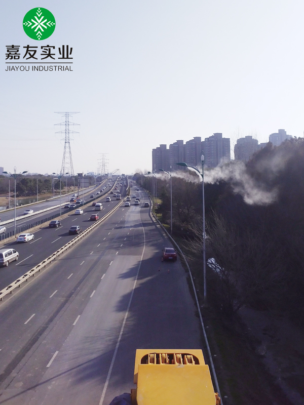 高架道路除塵項目驗收——蘇州這里啟用路燈桿噴霧除塵系統(tǒng)